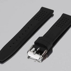 R14032 Kauçuk Saat Kayışı Siyah