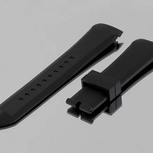 S01A80 Silikon Saat Kayışı Siyah