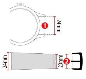 saat kayıs ölçümü 24x20