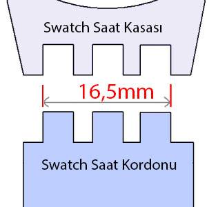 swatch 16,5mm ölçü